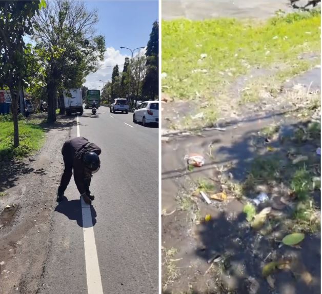 Pelaksanaan perbaikan kebocoran pipa 16” PVC Jl. Bypas Ngurah Rai Padang Galak (Depan BPR Tata)