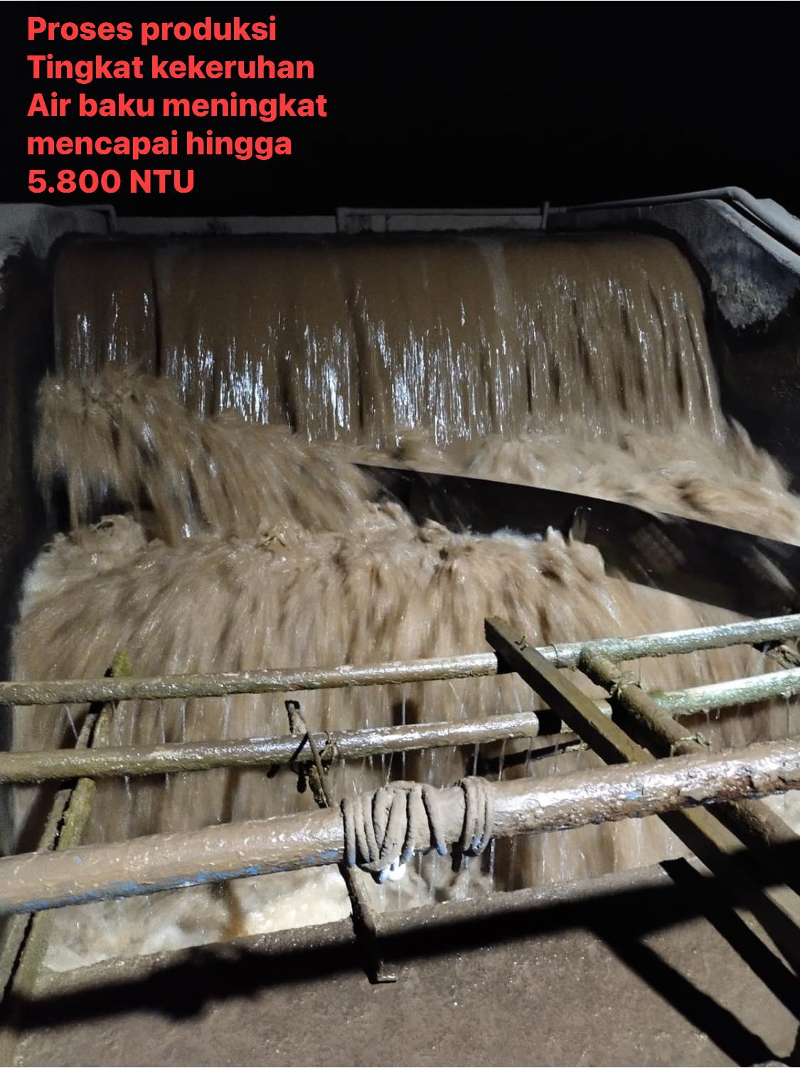 Gangguan produksi di Instalasi Pengolahan Air (IPA) Belusung dan Waribang tanggal 20 Maret 2023